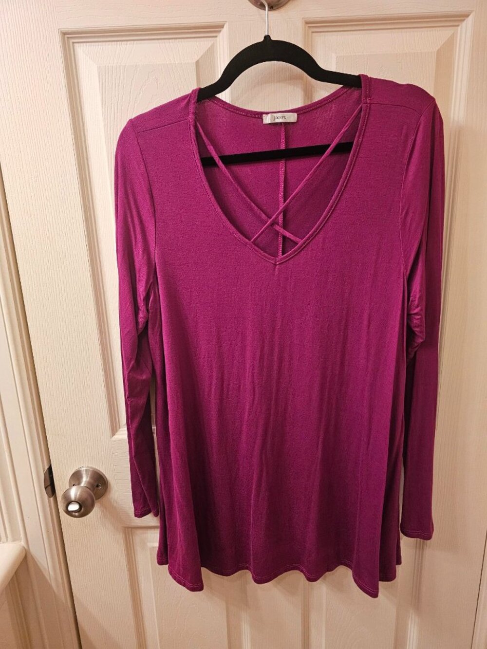 NWOT Jodifl Medium Fuschia Blouse